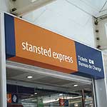 Stansted Express Schalter Liverpool Street