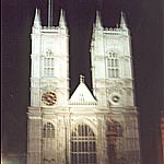 London - Westminster Abbey bei Nacht